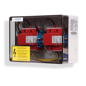 enwitec Überspannungsschutz DC Typ I+II 2 MPPT, Klemmen