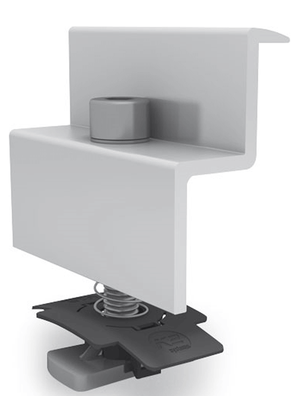 K2 Modulendklemme Standard Set 35 mm, silber