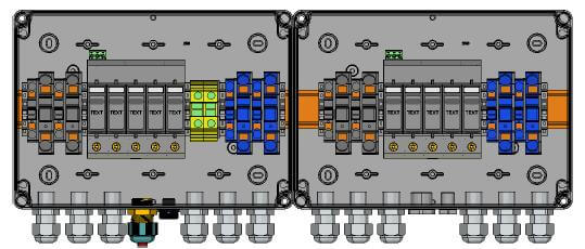 Phoenix Contact Überspannungsschutz DC, Typ II, 4 MPP, Klemmen