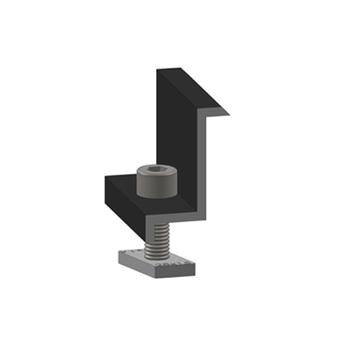 Alumero Abschlussklemme schwarz 32 vormontiert