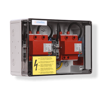 enwitec Überspannungsschutz DC Typ I+II 2 MPPT, Klemmen